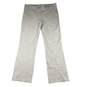 Betabrand Pants Womens Large Petite Plaid Dress Yoga Workwear Stretch Comfort